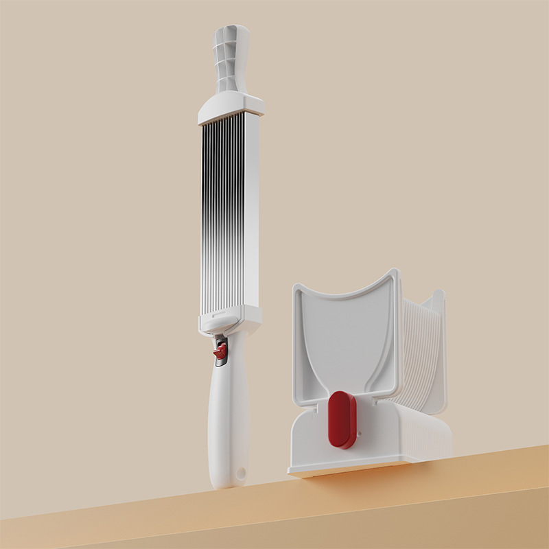 Rankinis daugiafunkcinis pjaustymo įrankis mėsai ir daržovėms iš ABS ir nerūdijančio plieno