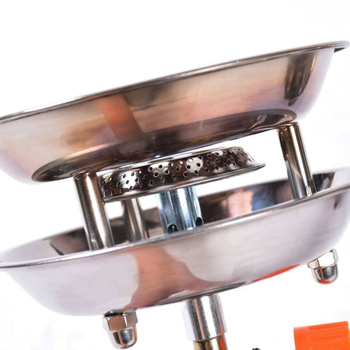 Pārvietojamā kempinga plīts SH-02, nerūsējošā tērauda, 2 personām, svars 0,45 kg