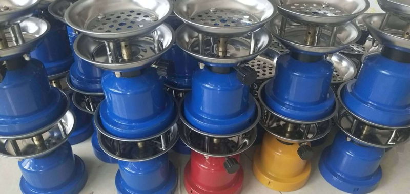 Pārvietojamā kempinga plīts SH-02, nerūsējošā tērauda, 2 personām, svars 0,45 kg