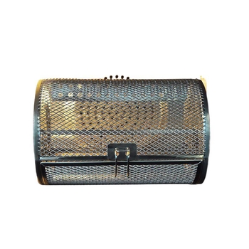 Nerūdijančio plieno kepimo krepšelis elektrinėms orkaitėms, universalus pasukamas laikiklis skrudinant riešutus ir kavos pupeles