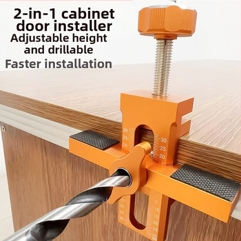 Πολυλειτουργικό εργαλεία εγκατάστασης πόρτας ντουλαπιού από κράμα αλουμινίου: στηριγμα πόρτας, εργαλείο ανοίγματος και μηχανισμός ανάκρουσης