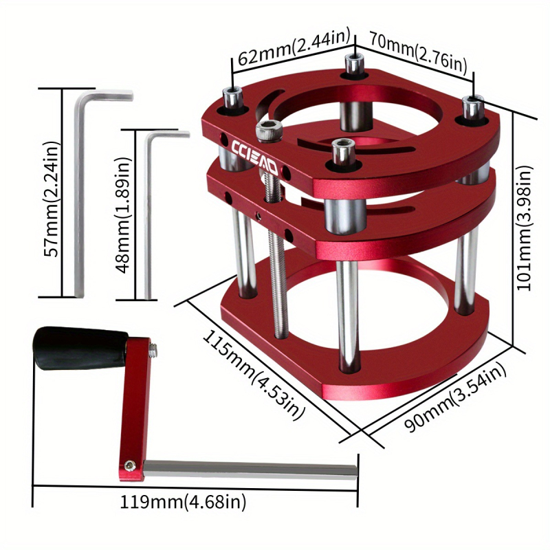 Routerhez tervezett fordított emelésű alap – hornyázás és élbevágás DIY eszköz
