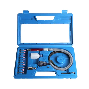 Пневматичен шлайф-инструмент комплект AT-010K (8504) – за шлайфане и гравиране, без натоварване 58 000 rpm, 2 000 вибрации, работно налягане 90 psi