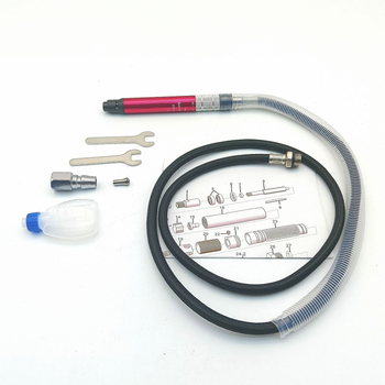 Пневматичен шлайф-инструмент комплект AT-010K (8504) – за шлайфане и гравиране, без натоварване 58 000 rpm, 2 000 вибрации, работно налягане 90 psi