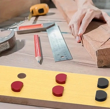 Μπλοκ οριοθέτησης για τραπέζι ξυλουργικής με μηχανισμό γρήγορης απελευθέρωσης