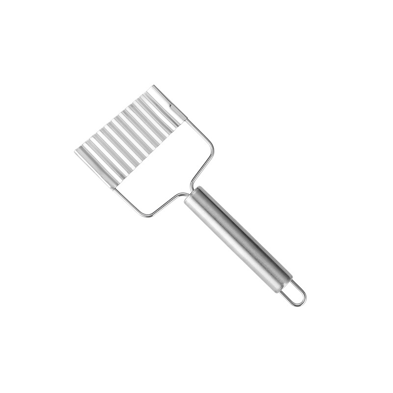 Krumplivágó farkasfogú hullámpengével — többfunkciós, rozsdamentes acél 430