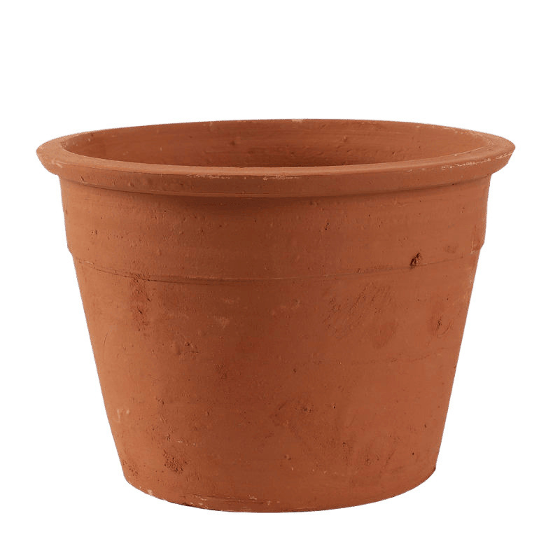 Контейнер за корени от глина, дишащ, за подова употреба, прост стил