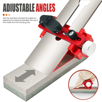 Фиксирана ъглова поставка за заточване на ножове, алуминиева сплав, модел 8256, възможност за персонализиране