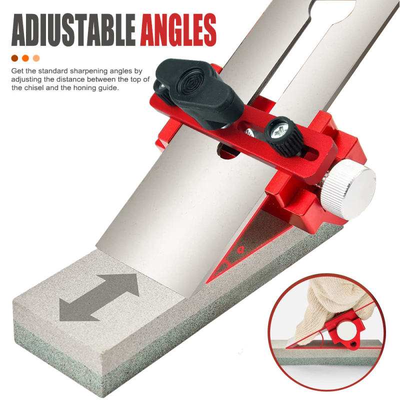 Фиксирана ъглова поставка за заточване на ножове, алуминиева сплав, модел 8256, възможност за персонализиране