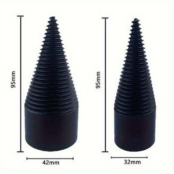 Σετ 6 κωνικά τρυπάνια διαχωρισμού καυσόξυλων με κυκλική/εξάγωνη/τετράγωνη άγκυρα για επεξεργασία ξύλου