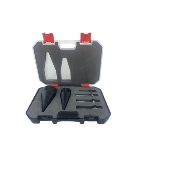 Σετ 6 κωνικά τρυπάνια διαχωρισμού καυσόξυλων με κυκλική/εξάγωνη/τετράγωνη άγκυρα για επεξεργασία ξύλου