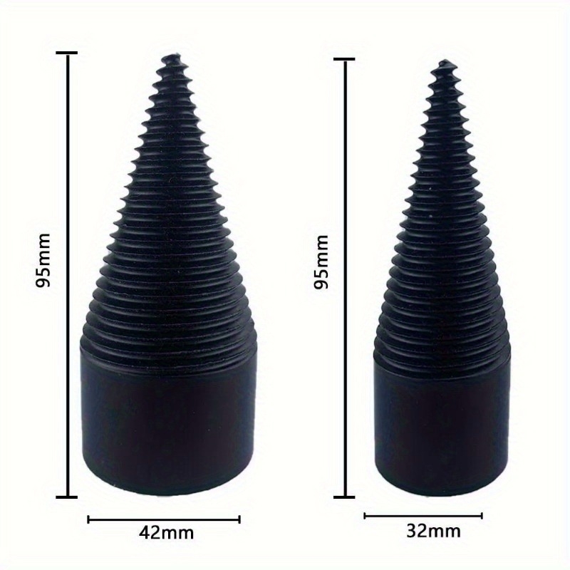 6 darab konusos fúrófarész készlet a fa szétválasztásához, kör- vagy hatszögletű/négyzet alakú szárakkal faipari