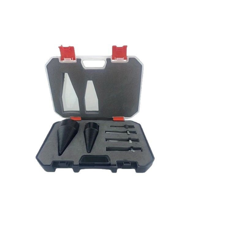 6 darab konusos fúrófarész készlet a fa szétválasztásához, kör- vagy hatszögletű/négyzet alakú szárakkal faipari