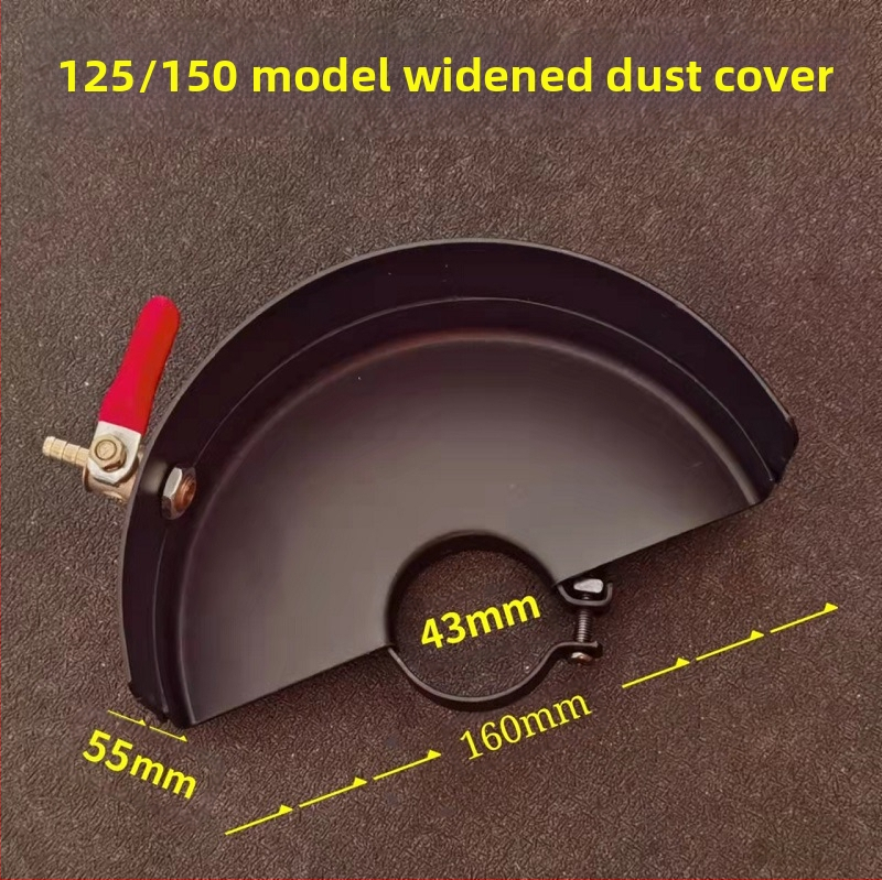 Кожух за прах за ъглошлайф типове 125/150, воден капак за прорези в стената – двучастен дизайн