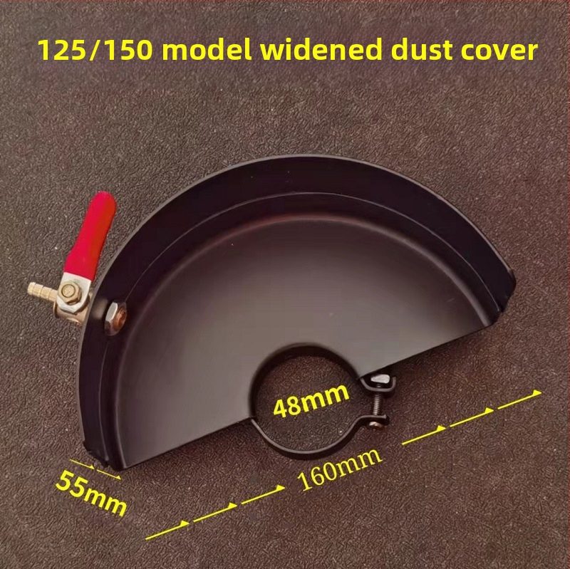 Кожух за прах за ъглошлайф типове 125/150, воден капак за прорези в стената – двучастен дизайн