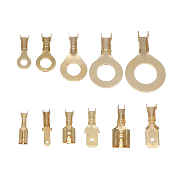 Σετ τερματικών ψυχρής πίεσης, μοντέλο HX030272/HX030272-1, χαλκός με επικάλυψη κασσίτερου, εφαρμογές: ηλεκτρολογικά, ελάχιστη ποσότητα παραγγελίας 450–750 τεμάχια