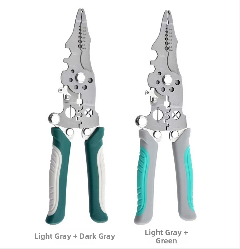 Sklopive kliješta za skidanje izolacije žica, višefunkcionalna, industrijskog ranga, težina 0,193 kg