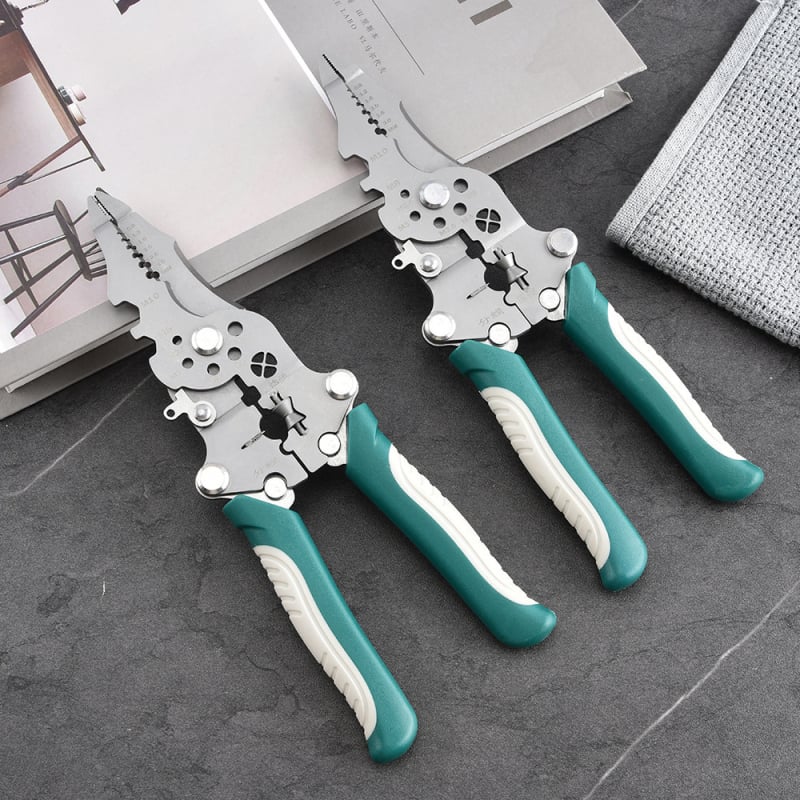 Sklopive kliješta za skidanje izolacije žica, višefunkcionalna, industrijskog ranga, težina 0,193 kg