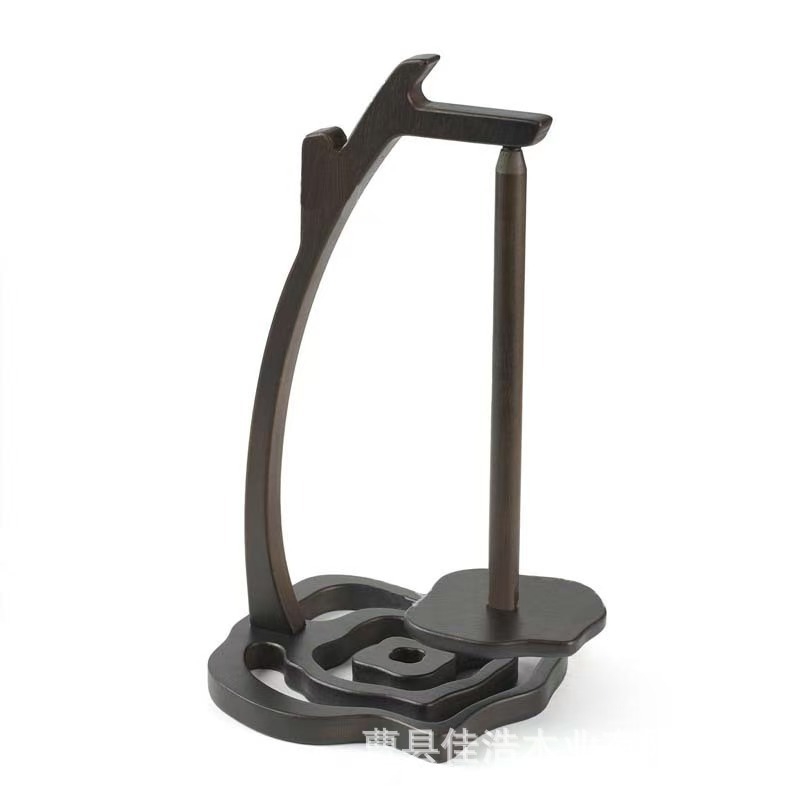 Fából készült, többfunkciós fonal tároló asztali használatra – stabil, forgó mágneses orsó tartó, Jiahao márka