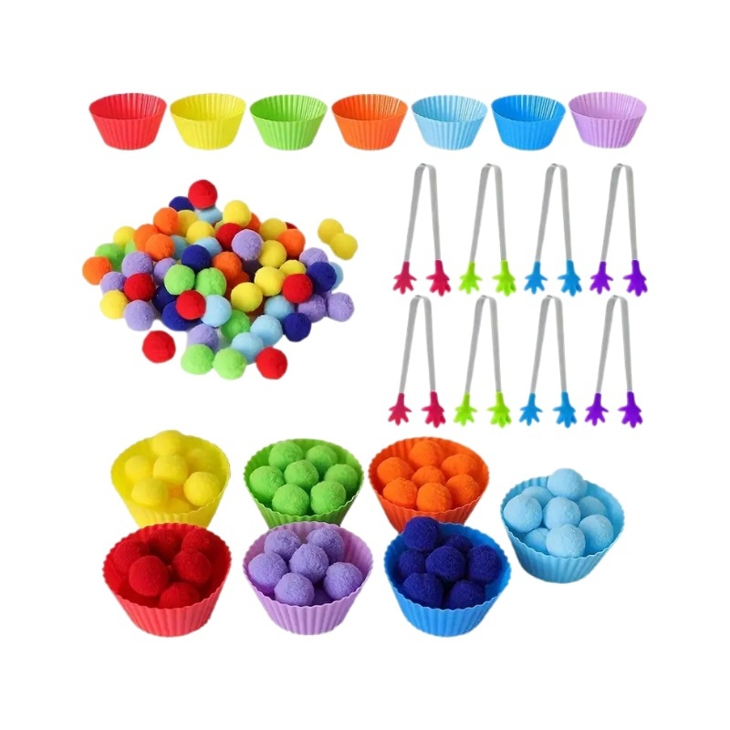 Montessori švietimo žaislas ankstyvam mokymuisi – plastikas, DIY galimybė, rankų ir protų plėtra, 4–6 metų vaikams