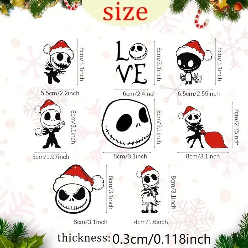 Fából készült függő dekorációkészlet – Independent márka, karácsonyi stílus, anyag: fa