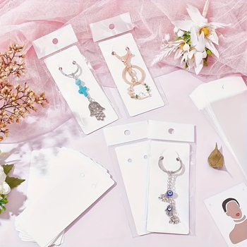 Tuščios juvelyrinių etikečių kortelės auskarams, popierinės pakavimo kortelės, pritaikymas galimas