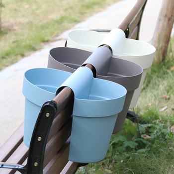 Γλάστρα για φυτά - Πλαστικό υλικό, ανθεκτικό στη παραμόρφωση, για χρήση σε δάπεδο ή κρεμαστή, απλός σχεδιασμός, κατάλληλη για οικιακή διακόσμηση, πρασινάδα και κήπο μπαλκονιού