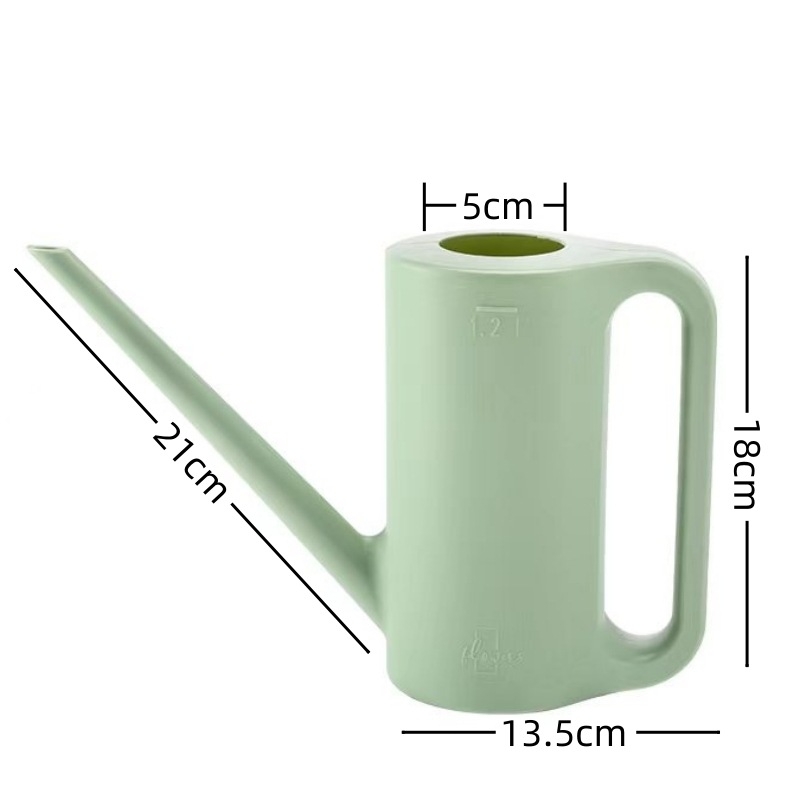 Öntöző kanna – műanyag, japán stílusú minimalistikus, hosszú kifolyóval, nagy kapacitású, otthoni kertészkedéshez, márka Early Summer