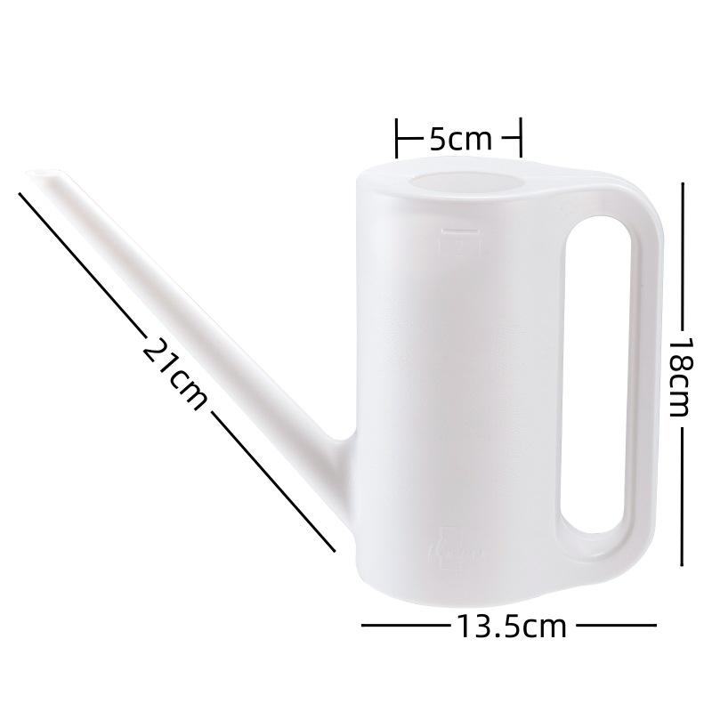 Öntöző kanna – műanyag, japán stílusú minimalistikus, hosszú kifolyóval, nagy kapacitású, otthoni kertészkedéshez, márka Early Summer