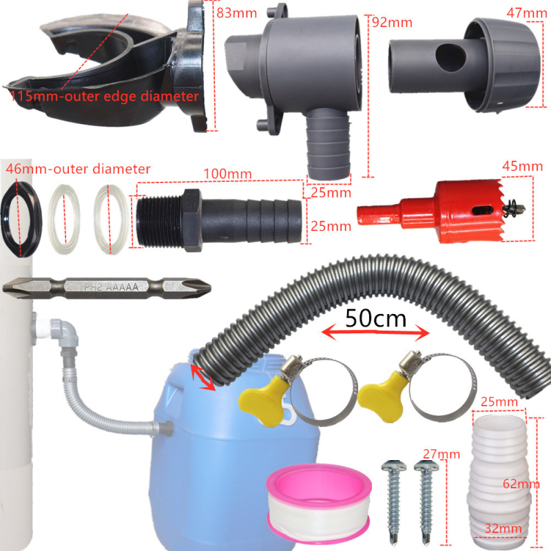 SHENGRONG Körkörös PVC Esővízgyűjtő tetőcsatornához