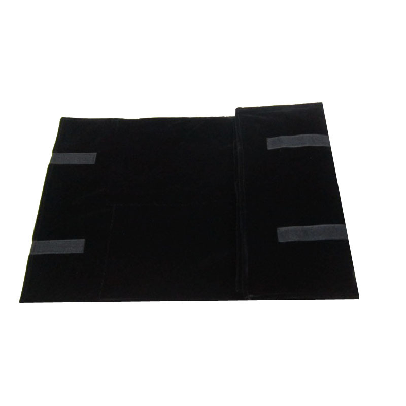 Daugiafunkcinis juvelyrinių laikymo ritinys krepšys, flanelės audinys, nešiojamas, 1 sluoksnis, kelioninis laikymas