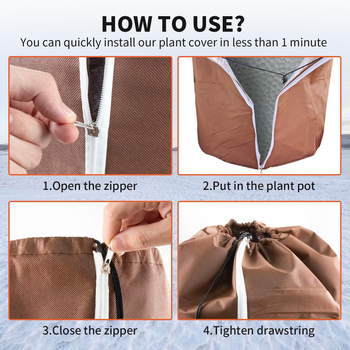 Σακούλα φύτευσης για κήπους από Oxford ύφασμα, αδιάβροχη, ανθεκτική σε πάγο, ανθεκτική στη σκόνη και στον ήλιο