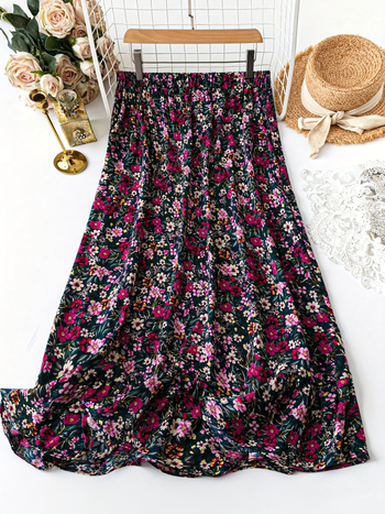 Юбка с права кройка, мини дължина, PVC плат, пролет 2025, стил кралска сестра