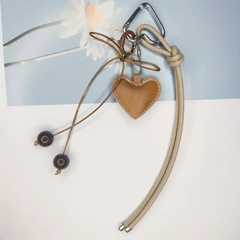 Κολιέ με κρεμαστό σε σχήμα κλειδιού, πλεγμένο κορδόνι, μοτίβο αγάπης, unisex, φθινόπωρο 2024