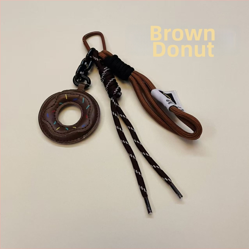 Талисман за чанта с форма на поничка и плодова шарка, нейлонова висулка за чанти, стил: национален тренд и нов стил (Нейлон; Плодова шарка; Стил: Национален тренд и нов стил; Сезон: Зима 2024)