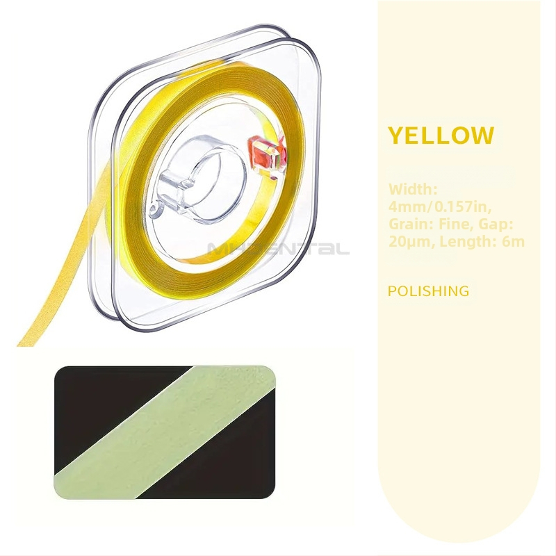 MEHO fogászati polírozó szalag – felnőtteknek, durva–közepes–fin csiszolás, nettó 9,5 g, Guangdong eredet