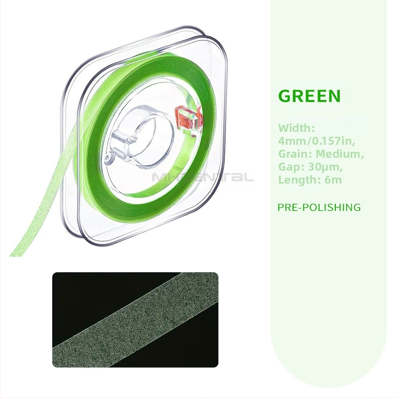 MEHO fogászati polírozó szalag – felnőtteknek, durva–közepes–fin csiszolás, nettó 9,5 g, Guangdong eredet