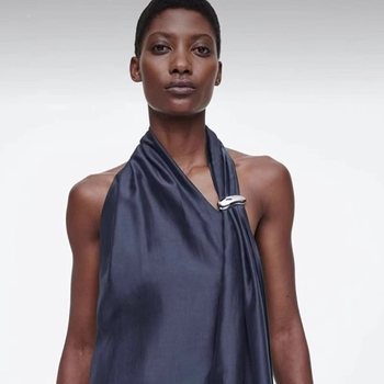 Γυναικεία καρφίτσα – μινιμαλιστικό γυαλιστερό κράμα, τονισμός μέσης για σακάκι, ηλεκτροπλατιωμένη, διακοσμητικό και δώρο