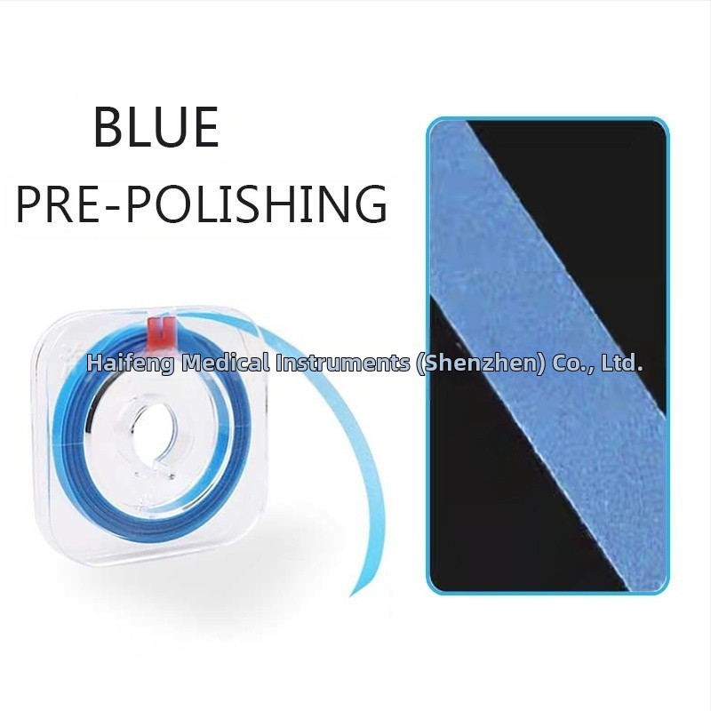 Interdentalis polírozó sáv, gyanta alapú, felnőtt használatra, OEM, nettó tömeg 0,05 kg