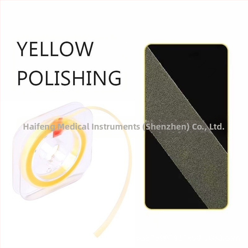 Interdentalis polírozó sáv, gyanta alapú, felnőtt használatra, OEM, nettó tömeg 0,05 kg