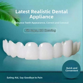 Προσωρινή οδοντική προσθετική για φαγητό — νάρθηκας κάλυψης πρόσθίων δοντιών σε περιπτώσεις ελλείποντων δοντιών, για ενήλικες