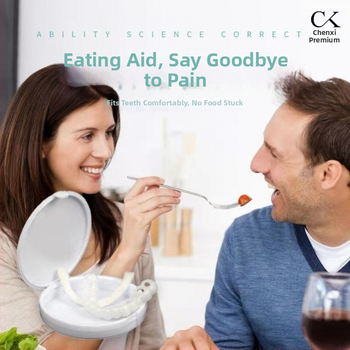 Προσωρινή οδοντική προσθετική για φαγητό — νάρθηκας κάλυψης πρόσθίων δοντιών σε περιπτώσεις ελλείποντων δοντιών, για ενήλικες