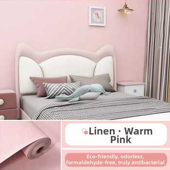 Αυτοκόλλητο τοίχου για υπνοδωμάτιο, σχέδιο ρίγες ή μονόχρωμο, μποέμ στυλ