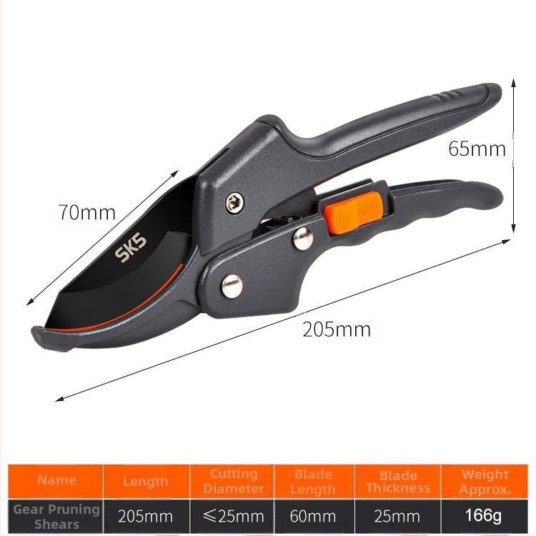 Hengheng rezné nožnice na konáre, nehrdzavejúca oceľ SK5, na ovocné stromy – viacúčelový záhradný nástroj