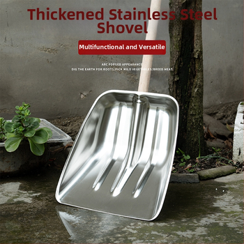 Ekstra storas nerūdijančio plieno kastuvas — sniegui ir žemės ūkio naudojimui; lauko įrankis; Prekės ženklas: Comprehensive transmission