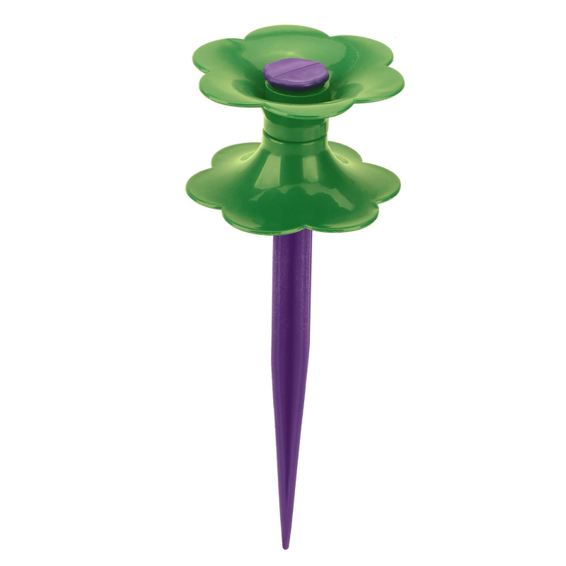 Öntözőcső vezető kerék földszeggel kertre és mezőgazdasági területekre