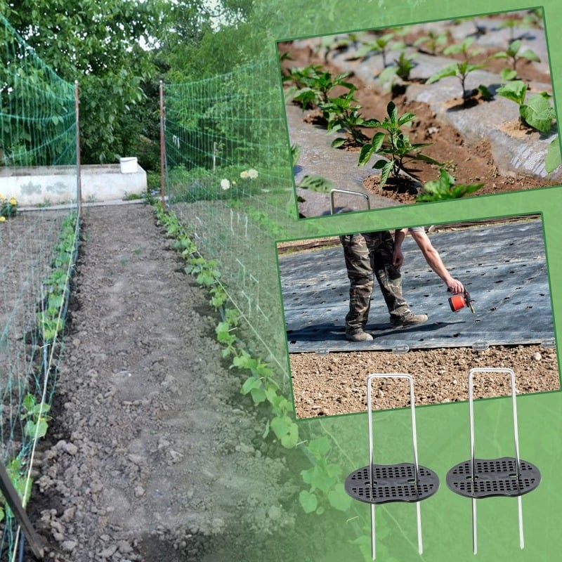 PP padlószeg külső kertészeti felhasználásra – öntözőcsövek, kerítések, műfüv és sátrak rögzítésére