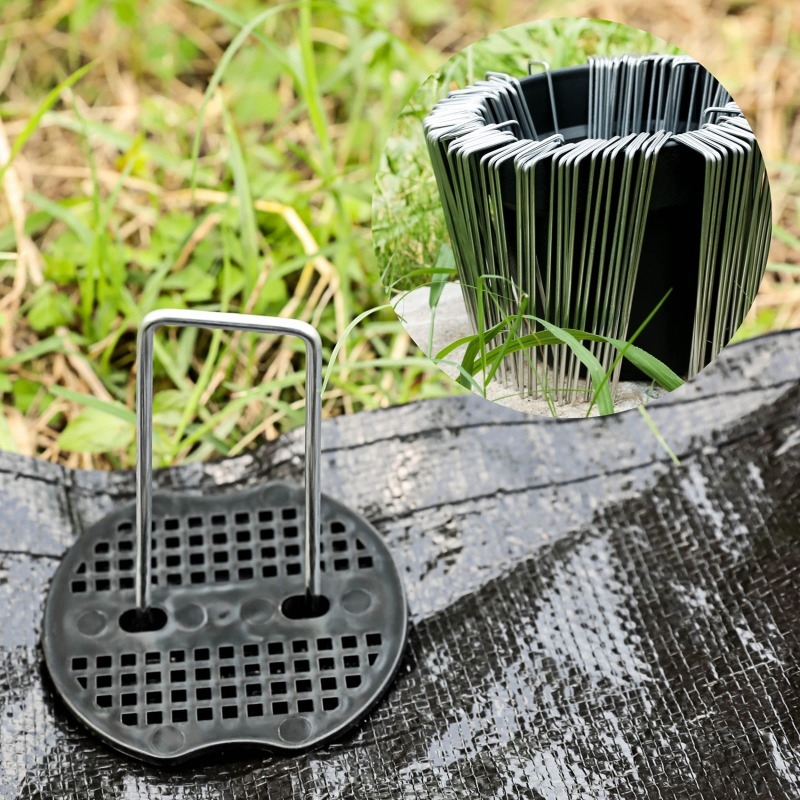 PP padlószeg külső kertészeti felhasználásra – öntözőcsövek, kerítések, műfüv és sátrak rögzítésére