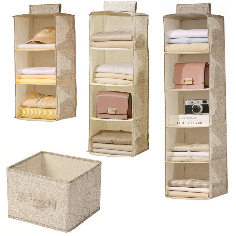 Чанта за гардероб за окачване от нетъкан текстил, голям капацитет — модел 01B1502 — за съхранение в спалнята