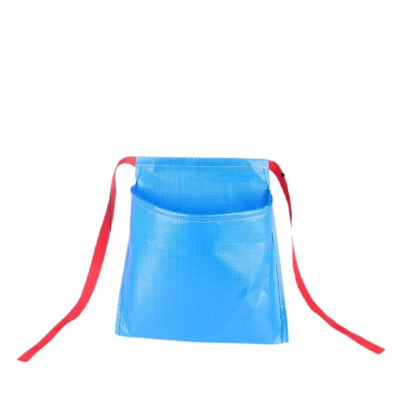 Hordozható mezőgazdasági gyümölcsszedő táska vászonból, vállon átvetős, tartós, kopásálló és vízálló